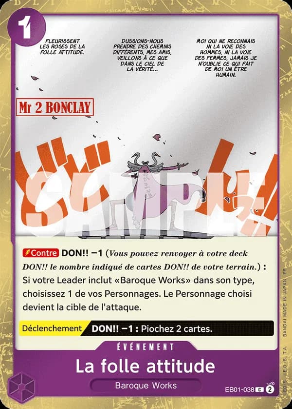 La folle attitude