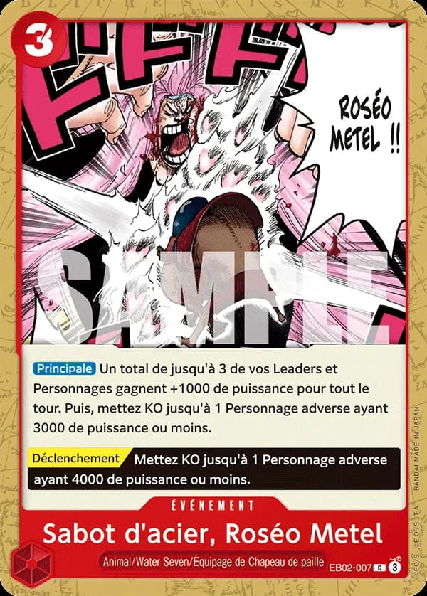 Sabot d'acier, Roséo Metel